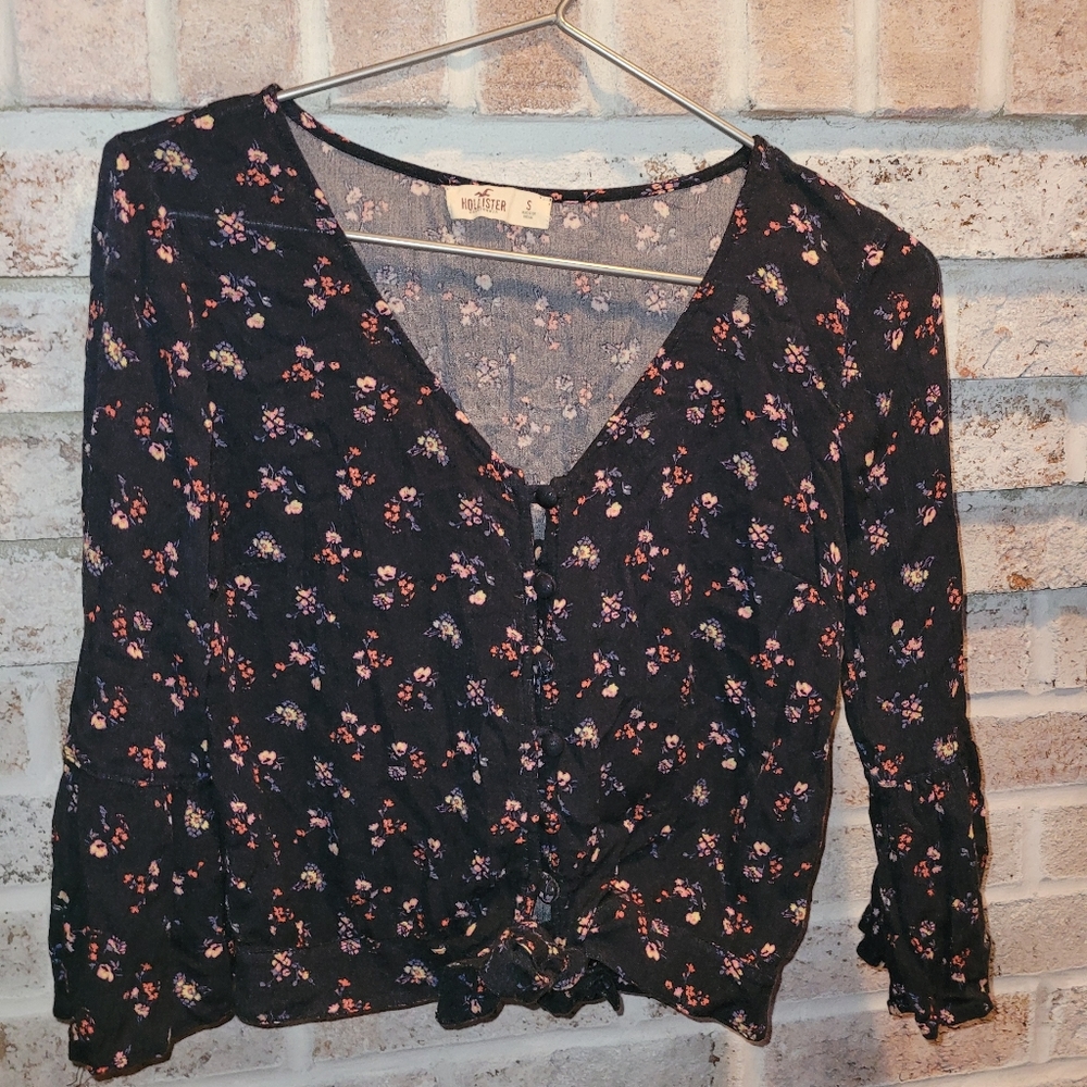 Hollister bell sleeve shirt